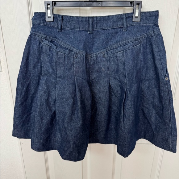 Free People Denim Vest and Skirt Set - Dark Blue - Picture 6 of 8